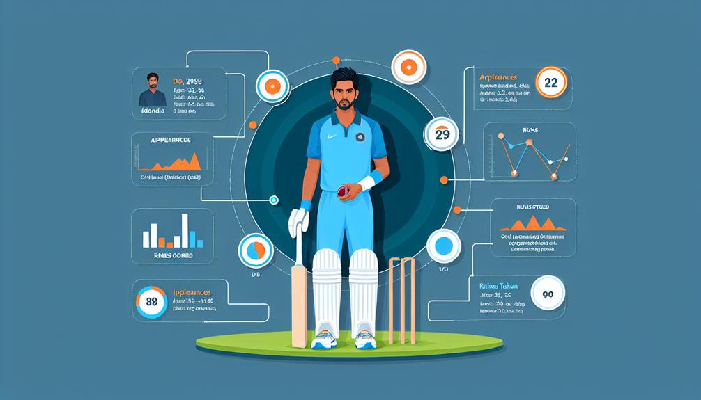 match stats appearances wickets runs